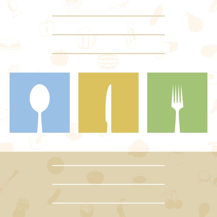 Vector menu of the cook2