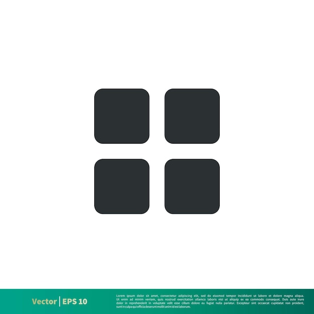 メニュー インターフェイス UI アイコン ベクトルのロゴのテンプレート イラスト デザイン ベクトル EPS 10