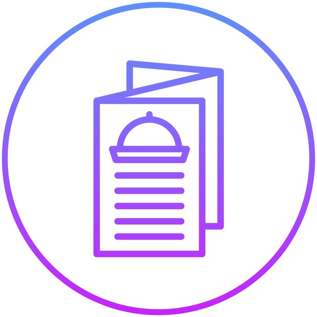 Menu vector icoon illustratie van Catering icoon set