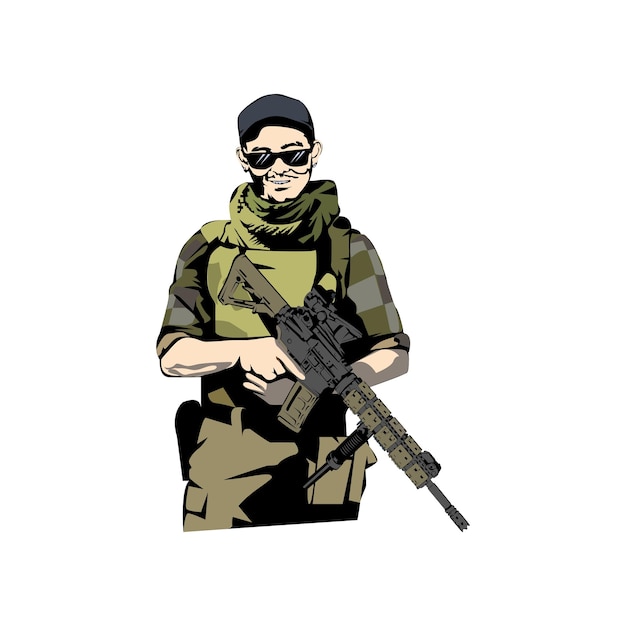メルセナリー イラスト ベクトル デザイン
