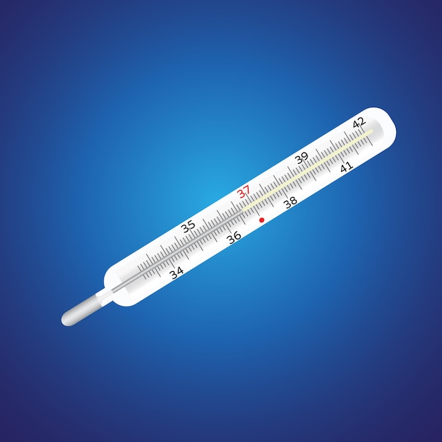 Mercury klinische, medische thermometer