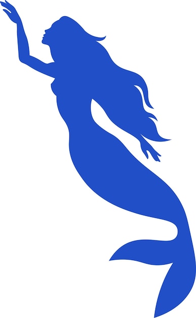 Mermaid Character Silhouette