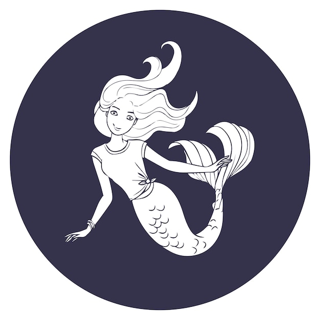 mermaid logo design