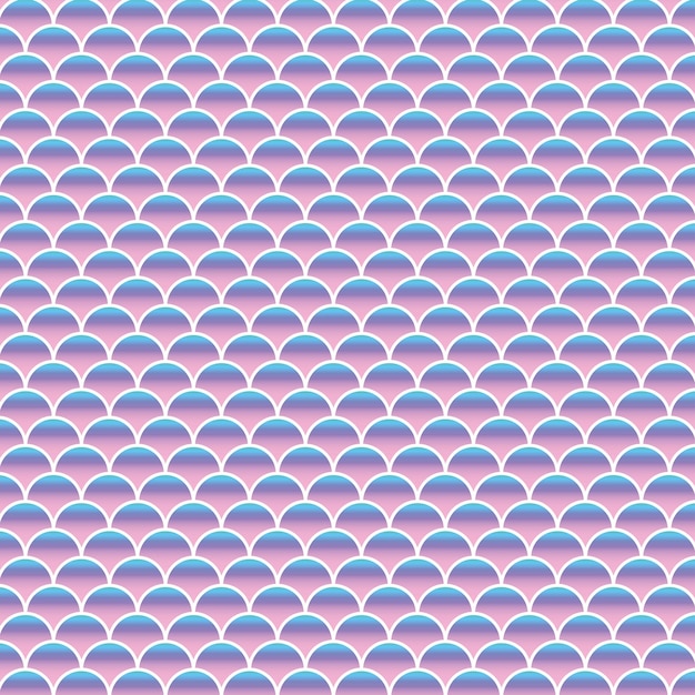 Vector mermaid pattern background