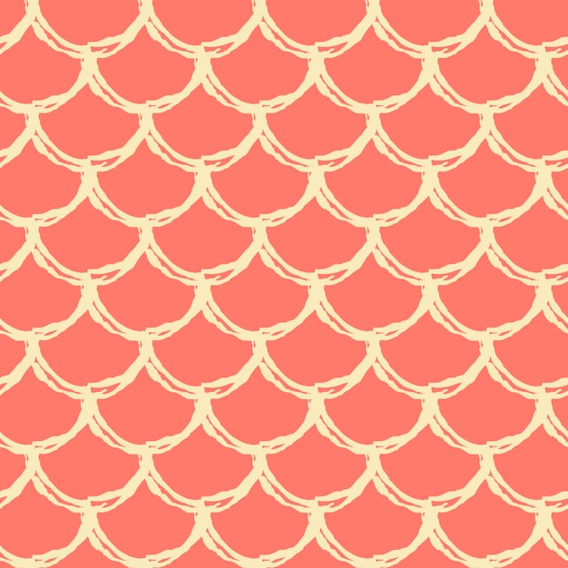 Mermaid scale seamless pattern