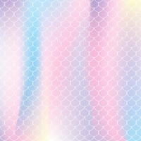 Mermaid scales background with holographic gradient. bright color transitions. fish tail banner and invitation. underwater and sea pattern for girlie party. pearlescent backdrop with mermaid scales.