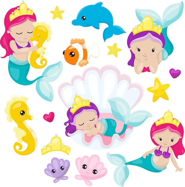 mermaid sticker