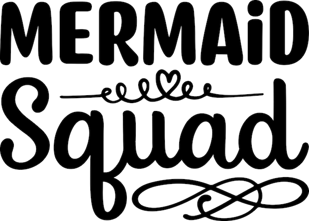 Pacchetto svg sirena