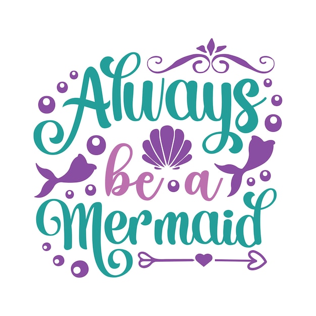 Vector mermaid svg t-shirt,mermaid svg, mermaid svg design