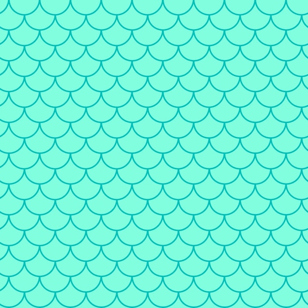 Mermaid tail seamless pattern