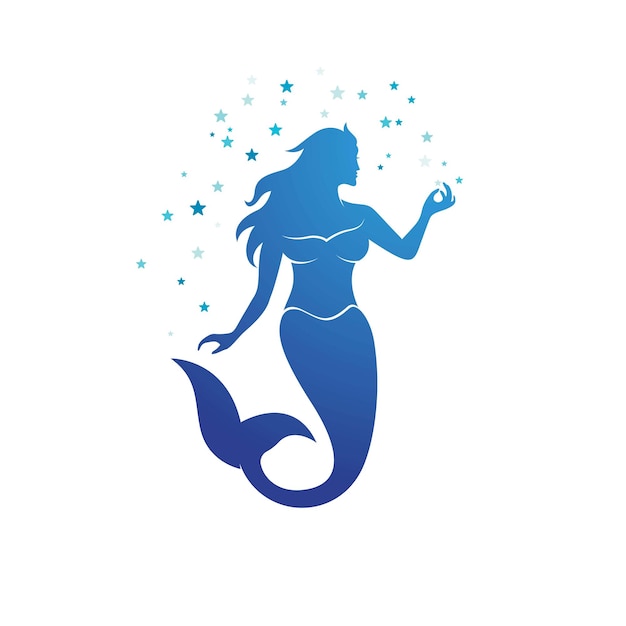 mermaid vector illustration design