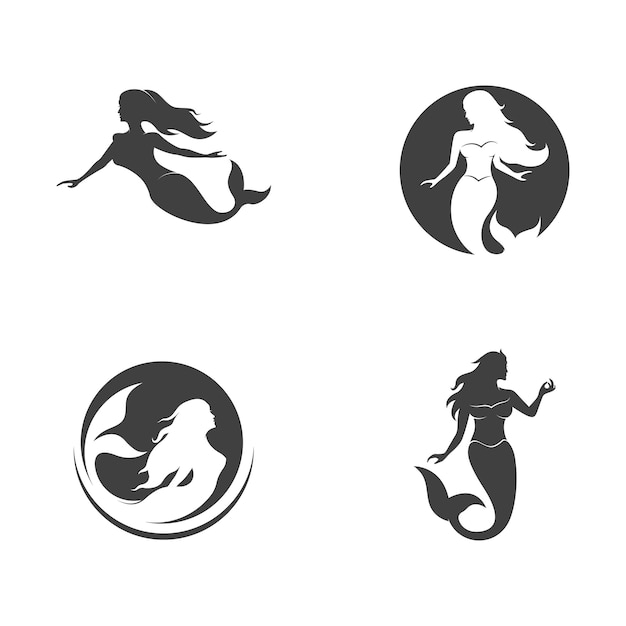 Vector mermaid vector illustration design