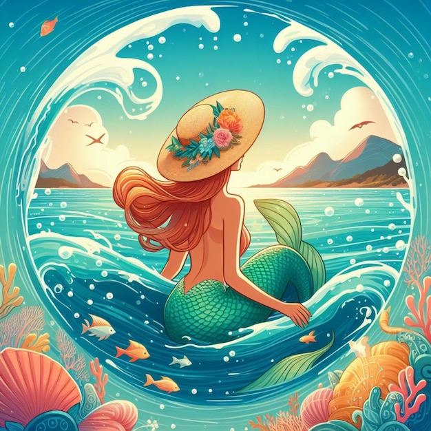 Vector mermaid