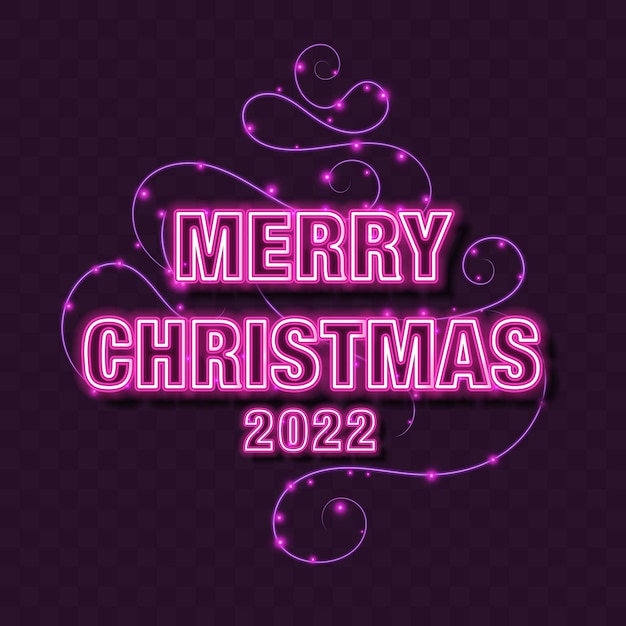 Vector merry christmas 2022