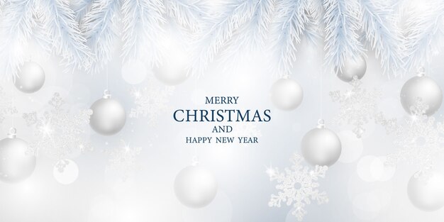 Вектор С рождеством и новым годом фон. шаблон фона празднования с. роскошное приветствие