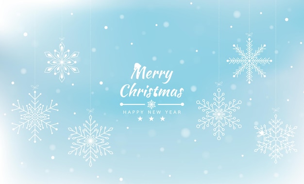 ベクトル クリスマス ツリーの雪片でメリー クリスマスと新年あけましておめでとうございます背景ベクトル イラストを作った