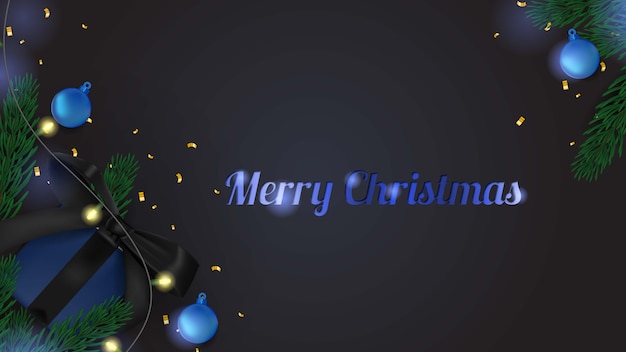 Buon natale sfondo banner