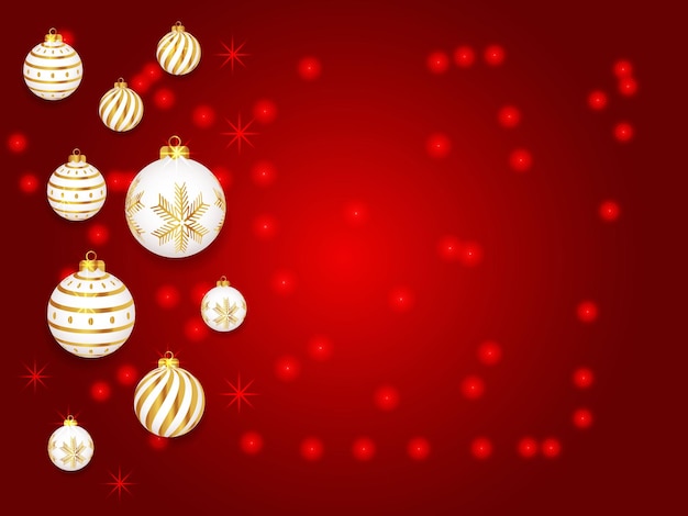 Merry christmas background with christmas element and new year background