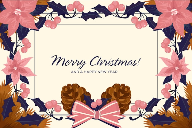 Vector merry christmas   background