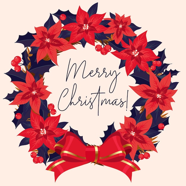 Vector merry christmas  background