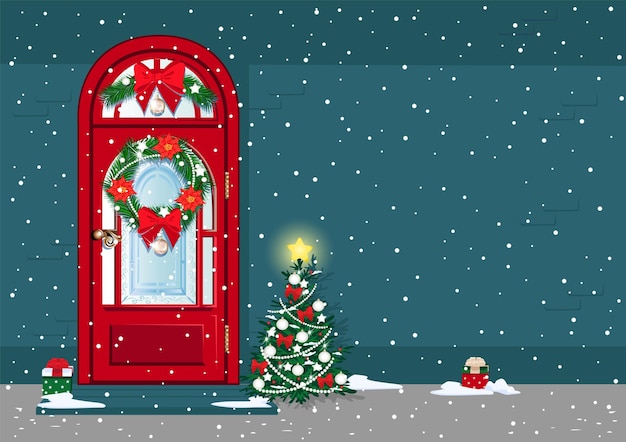 Vector merry christmas background