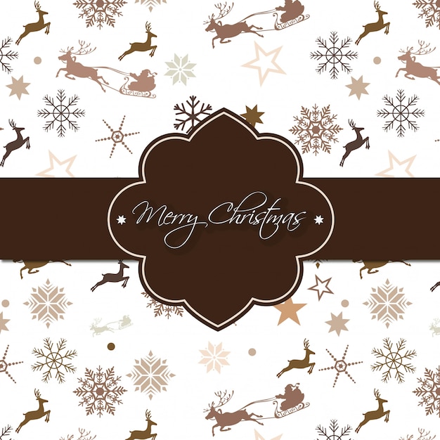 merry Christmas card design