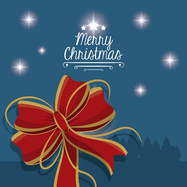 メリークリスマスカードデザイン