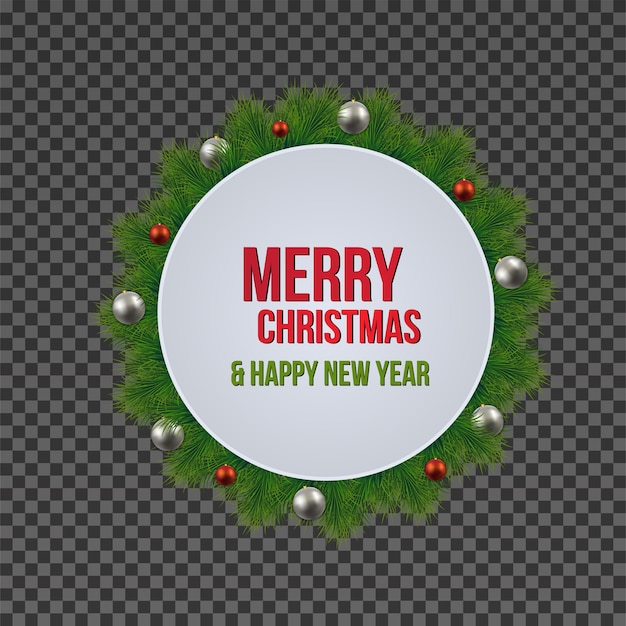 Vector merry christmas card illustration