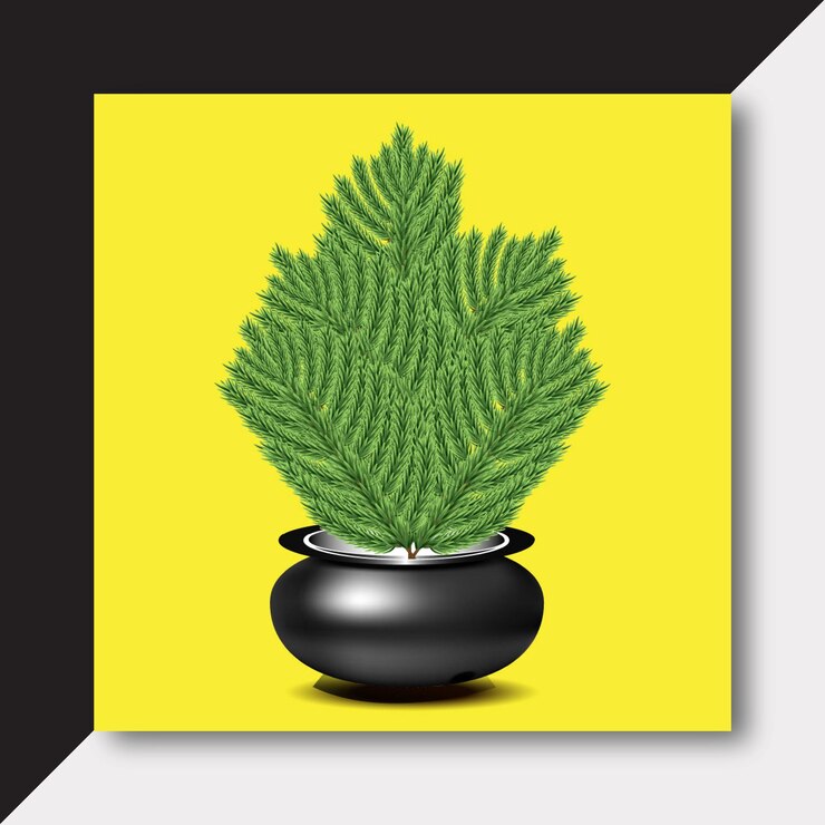 Vector merry christmas card template