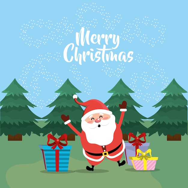 Merry christmas celebration and decoration design