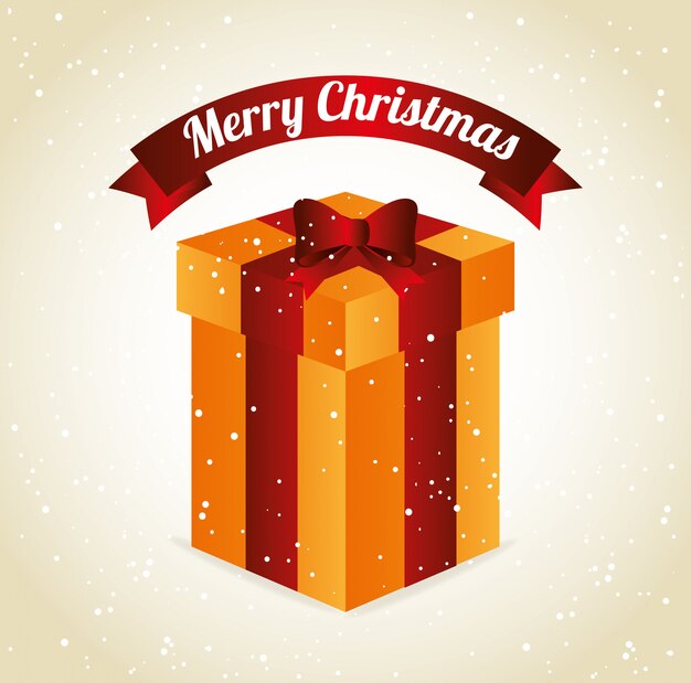 Vector merry christmas colorful card design