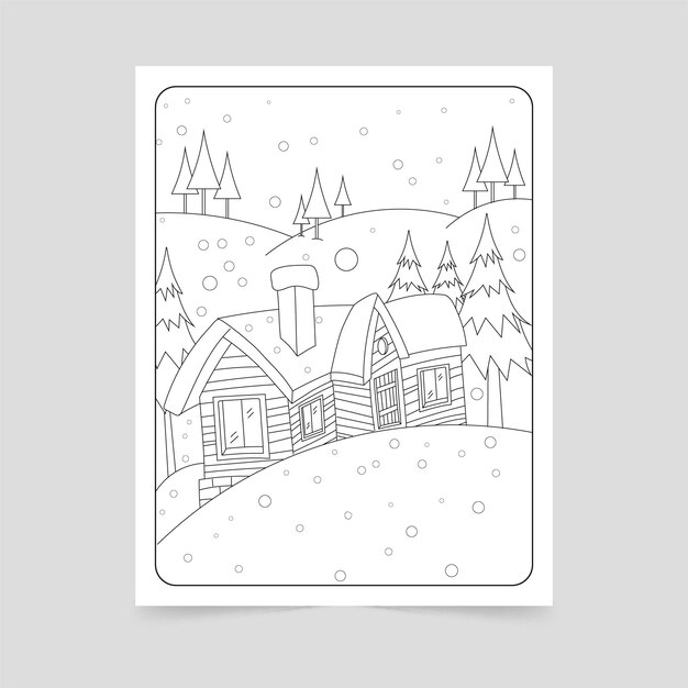 Merry Christmas Coloring Page