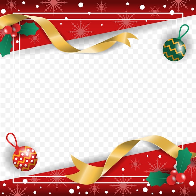 Merry christmas cool red background blank space design