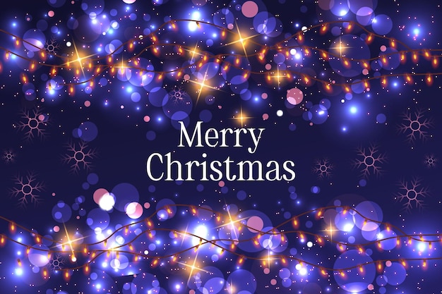 メリー クリスマスの日と新年あけましておめでとうございますの背景にクリスマス ツリー ボール リボン紙吹雪