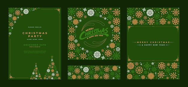 Merry Christmas design set