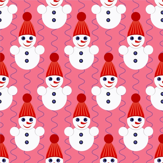 Merry christmas elements pattern background