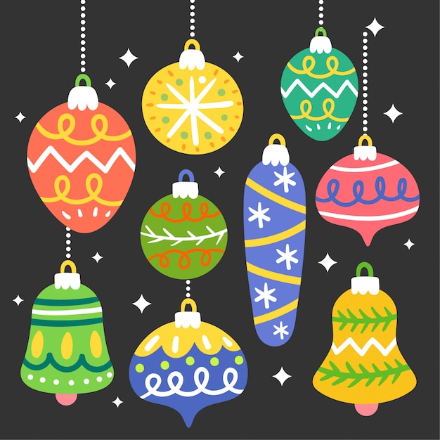  Merry Christmas elements vector.