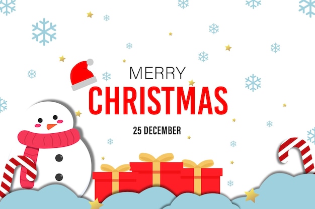 Merry Christmas-evenementsjabloon voor sociale media