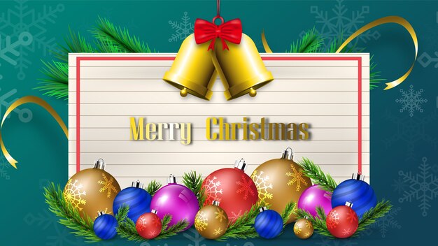 Merry christmas festival achtergrond vakantie. Xmas decoraties seizoen