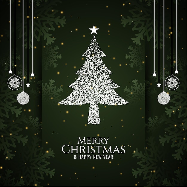 Merry Christmas festival celebration modern background design