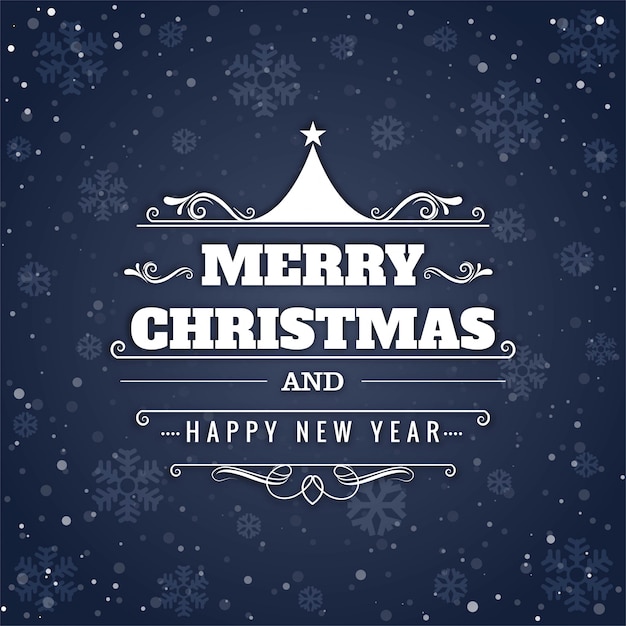 Merry christmas festival glitters background vector