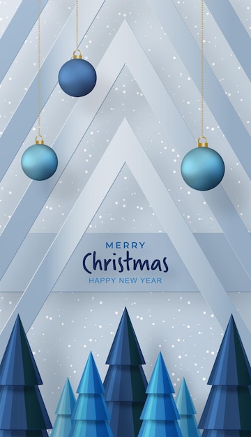 Merry Christmas festive pattern with Christmas balls and snowflakes concept on color background