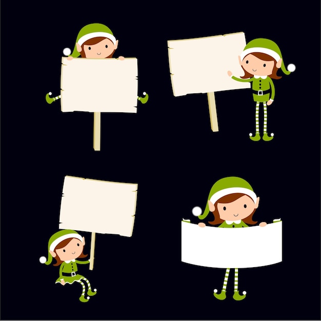 Merry christmas graphic holiday decor cute party element