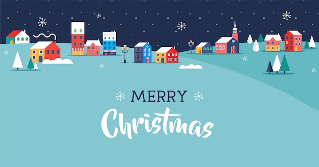 Merry Christmas greeting card