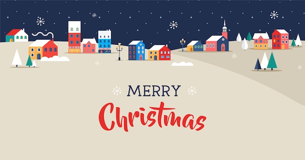 Merry Christmas greeting card