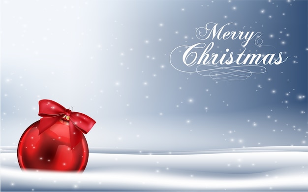 Merry christmas greeting card