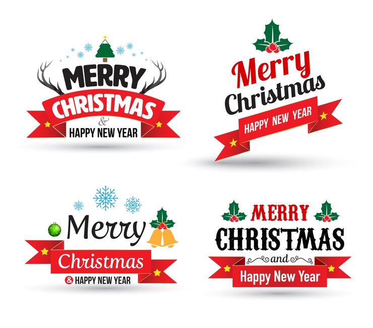 メリークリスマスグリーティングカード