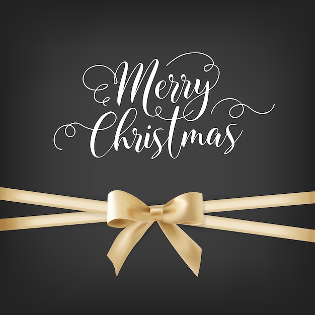 Vector merry christmas handwriting script lettering