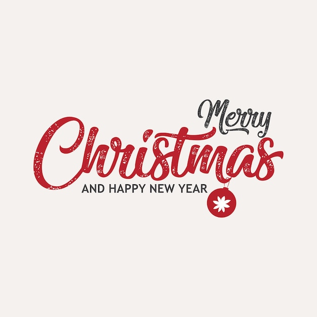 Merry Christmas handwritten text