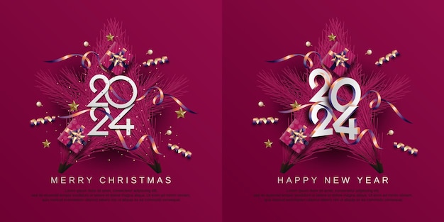 Merry christmas and happy new year 2024